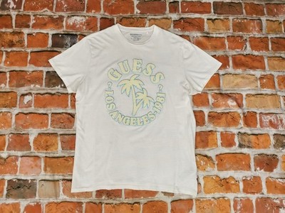 *GUESS LOS ANGELES 1981 USA VINTAGE SUMMER T-SHIRT*WHITE*CASUAL*SIZE: XL*TIP TOP