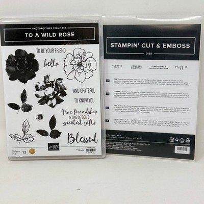Stampin' Up! To A Wild Rose Stamp Set & Dies Bundle Blessed Friendship 149452
