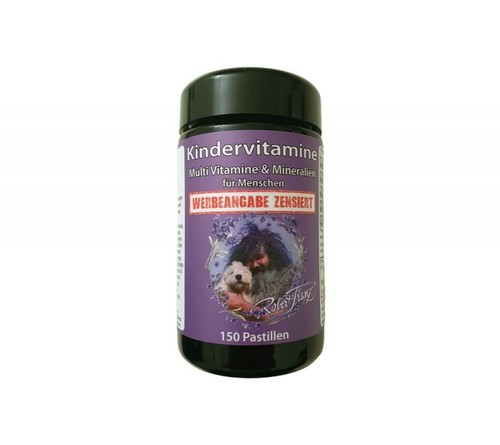 Robert Franz, Kinder Multi Vitamine & Mineralien 150 Lutschpastillen