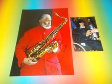 Sonny Rollins  Saxophonist  signiert signed Autogramm auf 20x28 Foto in person