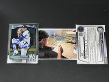 Carlos LaGrange Yankees Signed 2025 1st Bowman Chrome My 1st Bowman Beckett