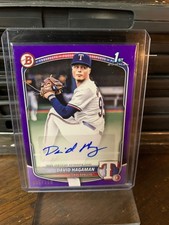 David Hagaman 2025 Bowman Paper Prospect Retail Auto Purple /250