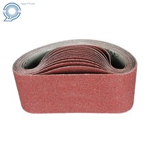 15x Belts Mix 4" x 24" Sanding Belts Aluminium Oxide Sanderpaper 40/80/120 Grit