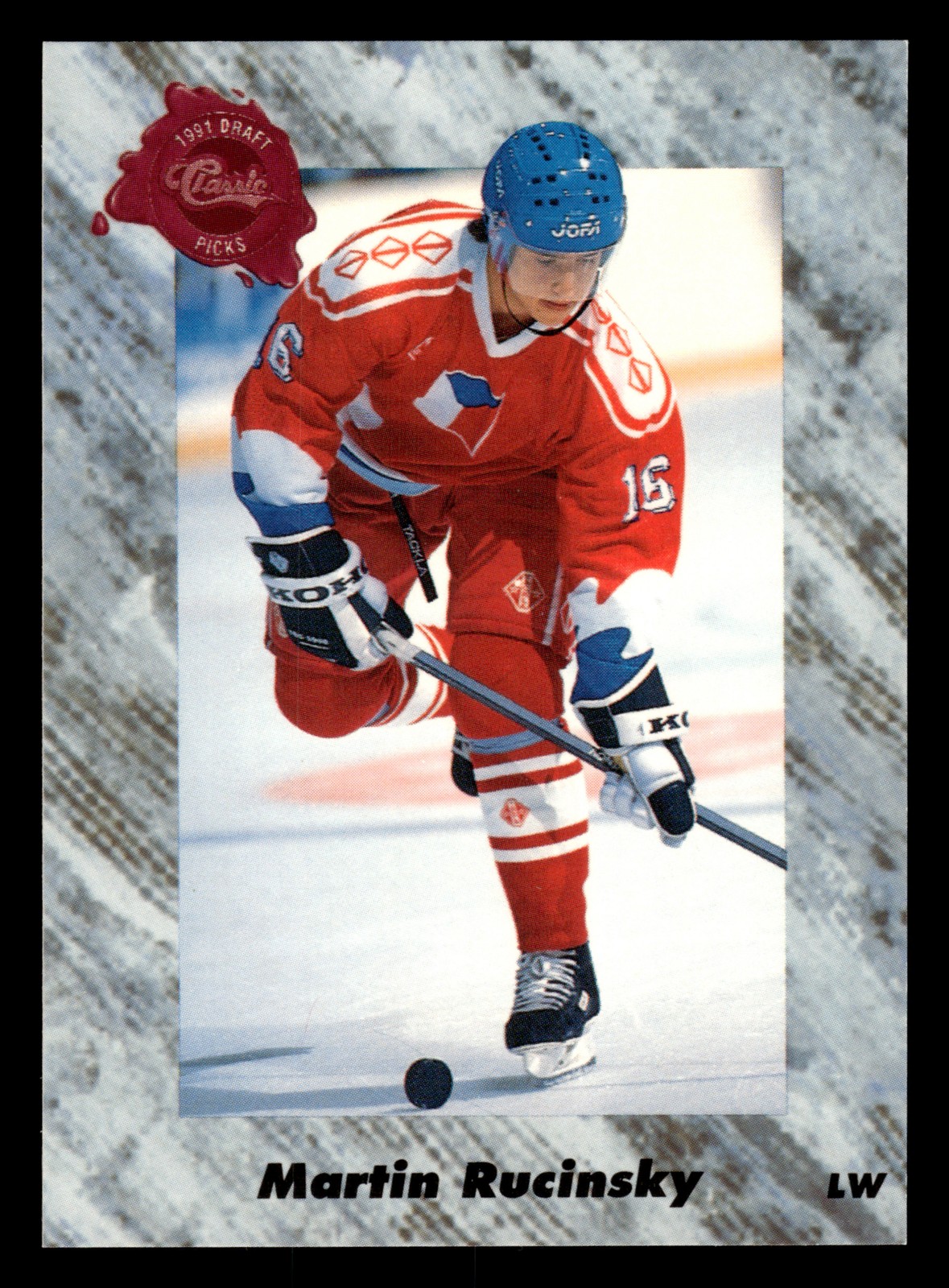 Martin Rucinsky 1991 Classic Four Sport #17 Edmonton Oilers