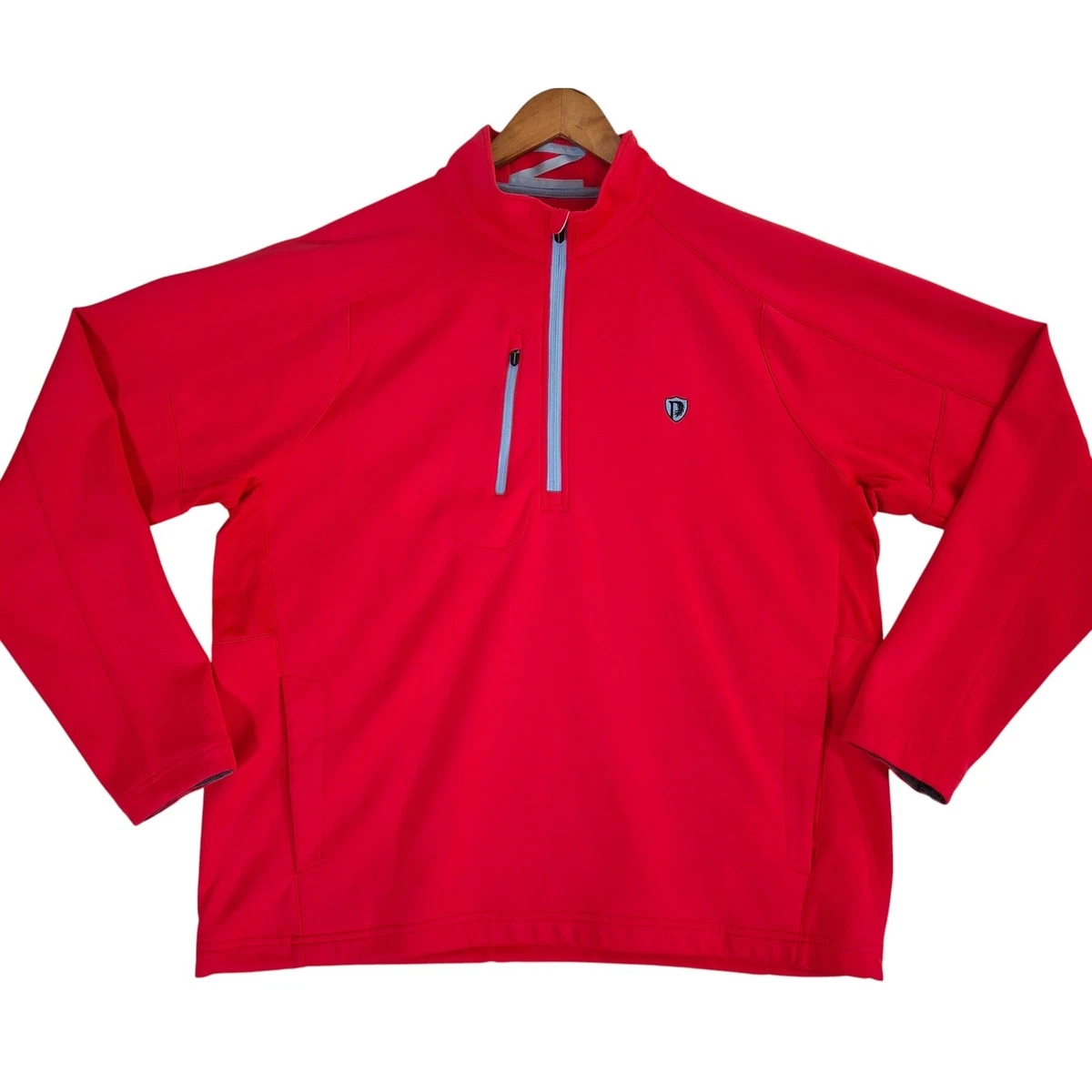Veste De Golf Imperméable Zero Restriction Taille XL Rouge/noir - Coupe-vent Légère Et Emballable