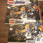 LEGO Marvel 76143 Avengers Truck Take-down 477pc Box Instructions Hawkeye Cap — photo 2