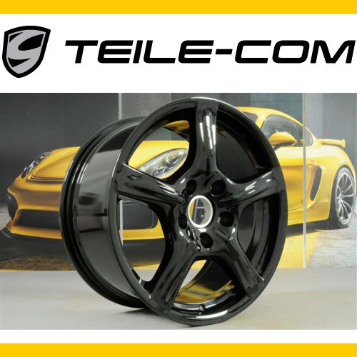 ORIG. Porsche Panamera 970 18" Panamera Felge/wheel 9J schwarz hochglanz/black - Picture 2 of 2