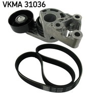 Keilrippenriemensatz SKF Vkma 31036 FÜR Audi Seat Skoda VW Poly V Riemen KIT