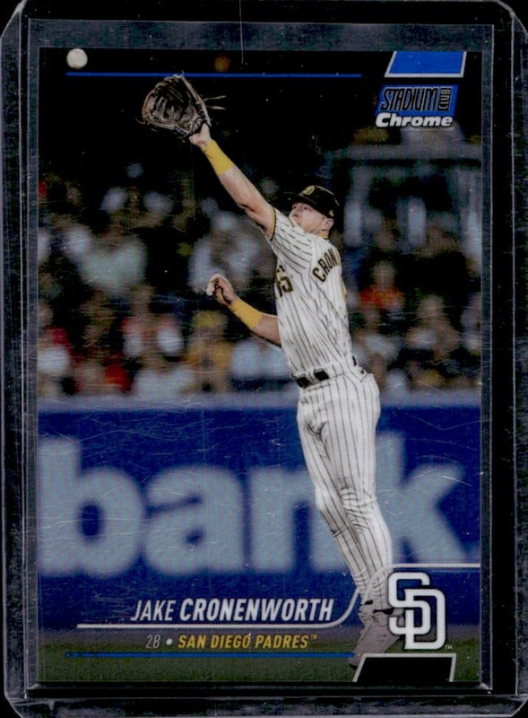 2022 Topps Stadium Club Chrome Jake Cronenworth Blue Refractor #/199 Padres