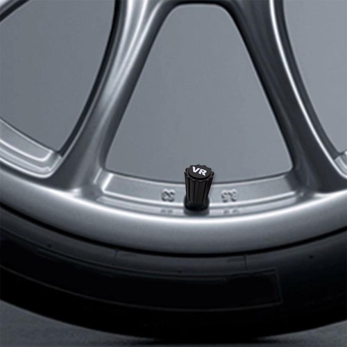 8PCS Tyre Valve DUST CAPS Black fit Most Cars Trucks Best Bikes U5J2 - Picture 7 of 11