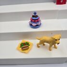Fisher Price Loving Family Dollhouse hot dog, pastries and pet dog