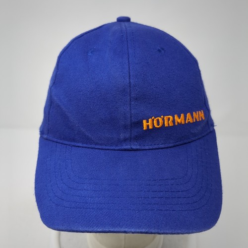 Hormann Slideback Hat Blue One Size Adjustable Embroidered 6 Panel - Picture 2 of 9