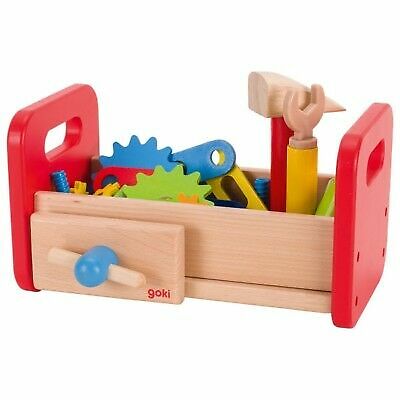 Workbench Wooden Work Bench 36 Teile Goki 58501 For Sale Online Ebay