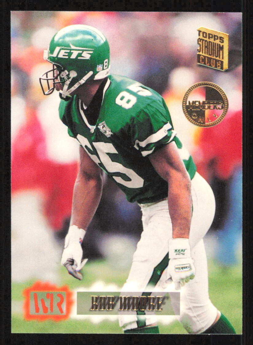 1994 Topps Stadium Club ROB MOORE Members Only card NEW YORK JETS #532