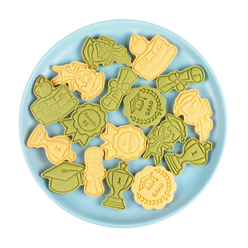 Biscuit Cutters Graduation Series EcoFriendly 3D Printing Cookie