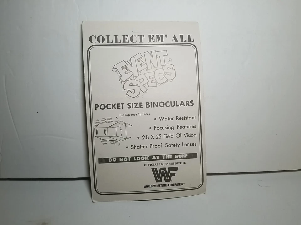 WWF Hulk Hogan Binoculars Wrestling Superstars 1988 Titan Hulkster Hulkamania - Image 4 of 4