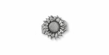 Sunflower Ring Jewelry Sterling Silver Handmade Flower Ring SF5-R