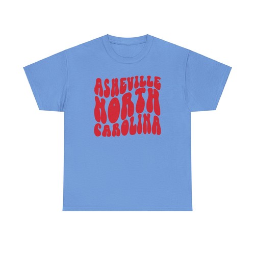 Asheville North Carolina NC Shirt Gifts Tshirt Tee Crew Neck Short Sleeve