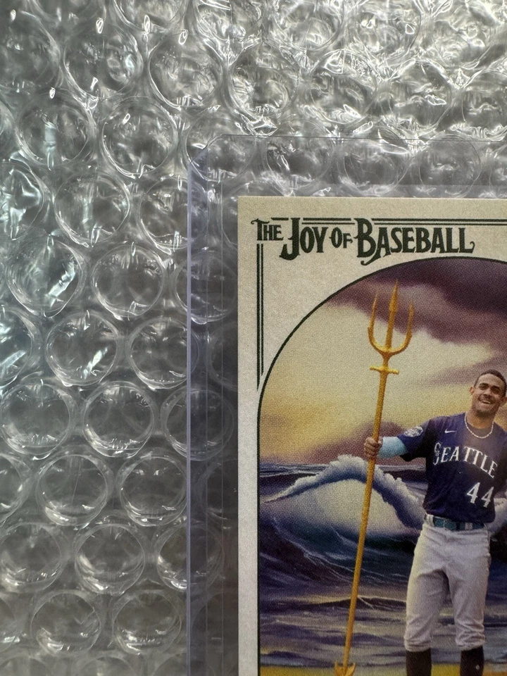 2023 Topps X Bob Ross The Joy of Baseball Julio Rodriguez - Image 3 of 4