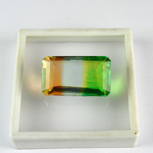 76.80 Ct Top Jewel Multi-Color Tourmaline Emerald Cut Shape Loose Gemstone - Picture 3 of 4