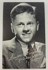 Mickey Rooney Penny Arcade Card c1950 Made In USA