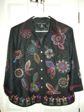 Scott Taylor Machine Embroidered Jacket, Size Xl