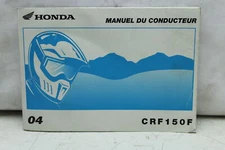 2004 HONDA CRF150F CRF150 OWNERS MANUAL BOOK **PUBLISHED IN FRENCH*** (TMAN111)
