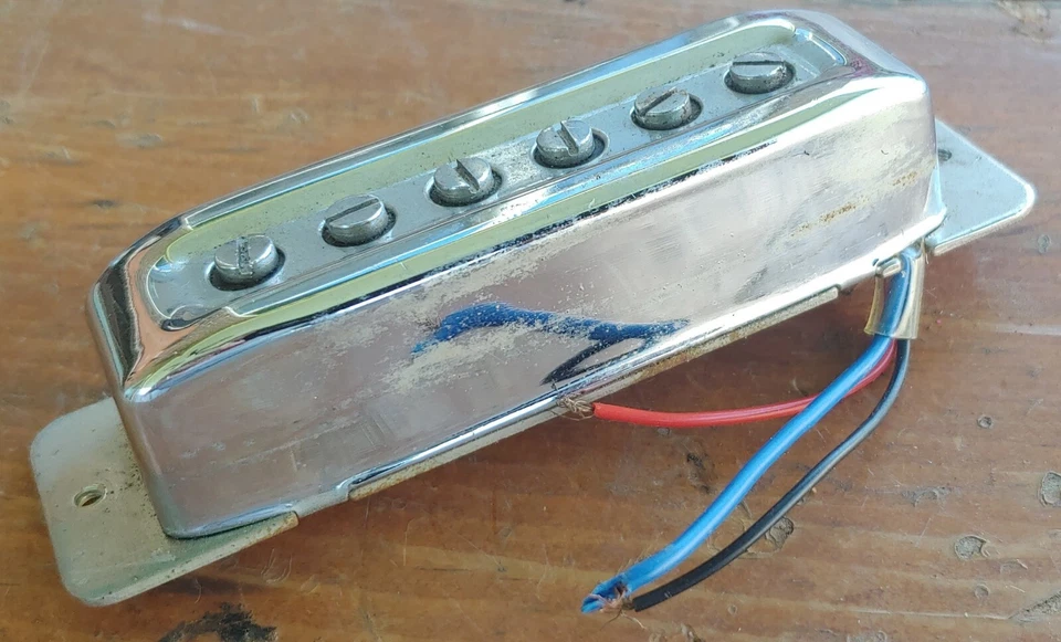 Teisco Kawai Hound Dog Taylor original años 60 recogida de bobina única lecturas 2,76 ohmios Foto 2 de 4