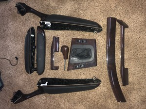 Details About Bmw E46 Coupe Black Interior Wood Trim Kit 9 Pcs Automatic