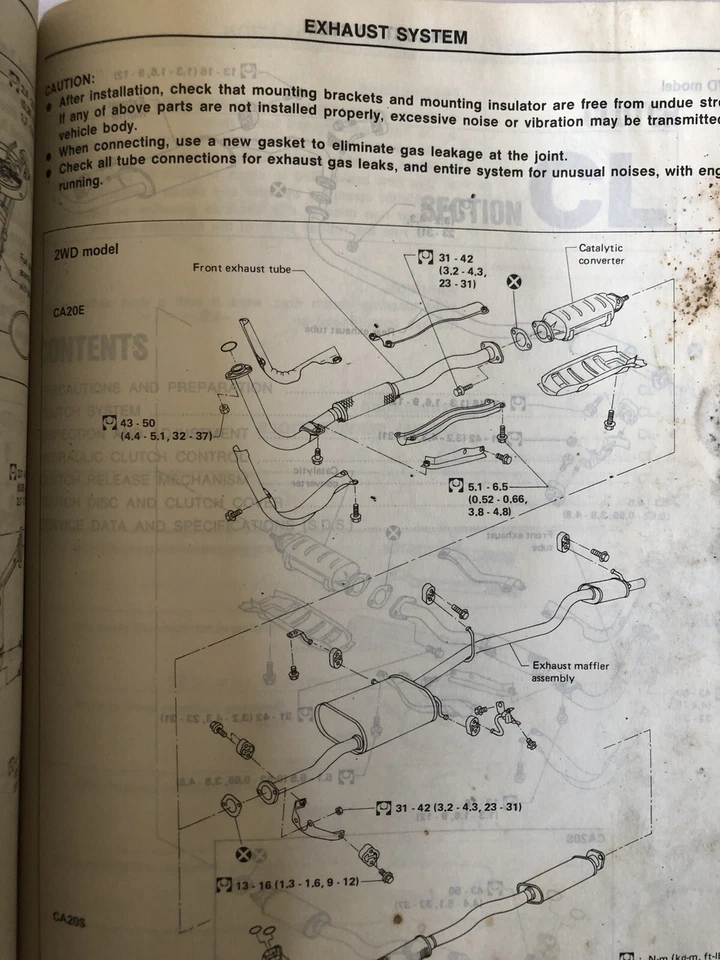 Nissan Prairie Service Manual Factory Workshop Repair Nissan Original M11 Series - Image 3 of 4