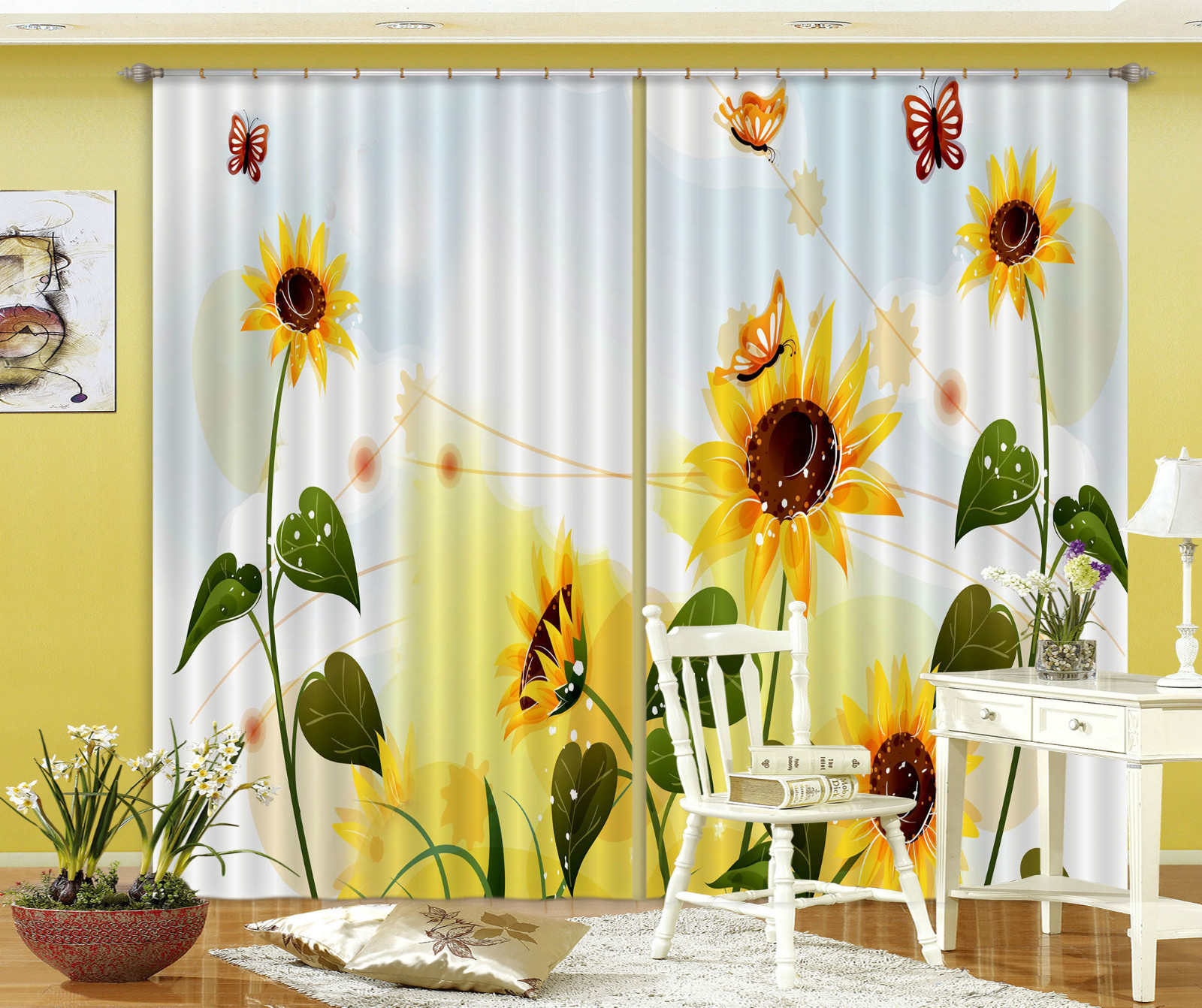 3d GIRASOLE 723 blocco foto sipario pressione sipario tende tessuto finestra de 3d GIRASOLE 723 blocco foto sipario pressione sipario tende tessuto finestra de