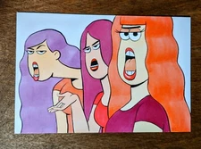 MIRANDA TACCHIA Handbill Art Postcard Print Poster Showcard Exhibition Mini