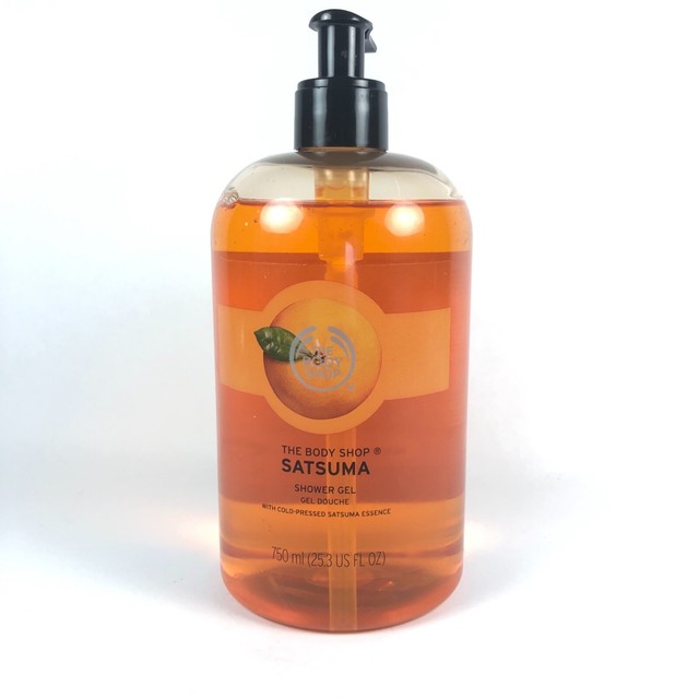 The Body Shop Satsuma Shower GEL 25.3fl Oz 750ml Soap Vegan for sale