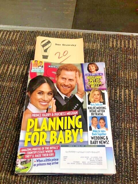 Prince Harry &Megan Lot of 20 Magazines US- 2018-2019 nice lot---P9 - Image 2 of 4