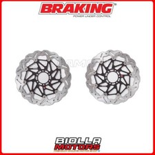 SATZ BREMSSCHEIBEN VORNE BRAKING APRILIA TUONO V4 FACTORY 1100 2015 - 2016 [WA