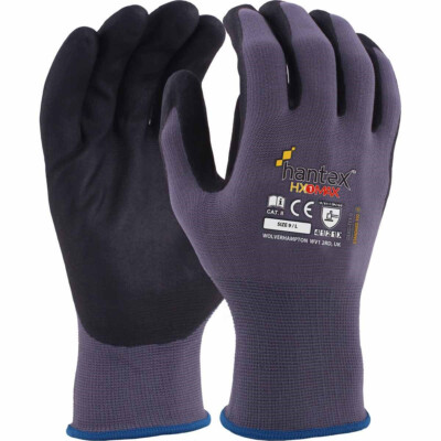 Hantex HX1-MAX Precision Handling Ultralight Grip Arbeitshandschuhe - 10 Paar