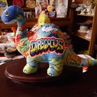 Wild Republic Diplodocus Plush Dinosaur, 2 Sided (Reg And Bone) 15" Graffiti