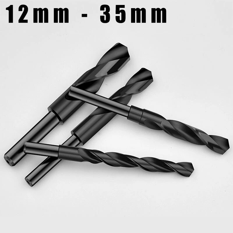 HSS Blacksmith Drill Bit Reduced Shank Drills for Steel Metal Iron Wood 12 35mm