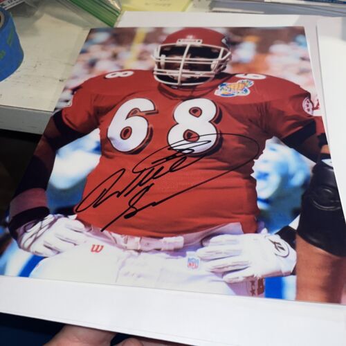 WILL SHIELDS SIGNED HOFer KANSAS CITY CHIEFS 8x10 Photo - Picture 1 of 1