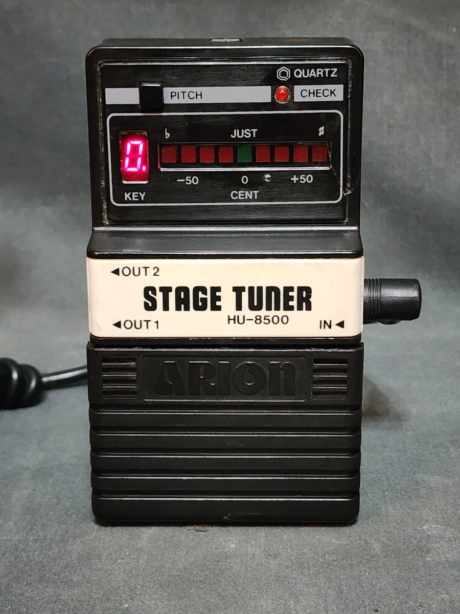 Vintage Arion HU 8500 Stage Tuner Pedal Guitar Tuner Sri Lanka