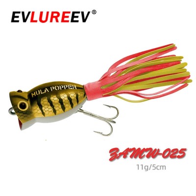 Fishing Lures Topwater Popper Bait, Artificial Wobblers, Plastic Fishing Tackle