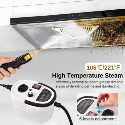 #ad High Temperature Cleaners Pressure Steam Cleaner Handheld Kitchen Bathroom Cars $91.99