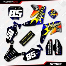 Blue Spark Racing Graphics Kit fits Honda Cr85 03-07 CR 85 Decal 2003-2007