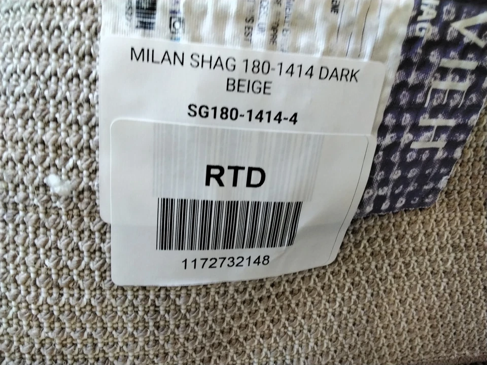 DARK BEIG 4' X 6' Pressed Pile Rug, Reduced Price 1172732148 SG180-1414-4 - Image 4 of 4