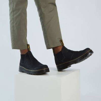 Doc Martens Black Hardie Chelsea Work Boots Air Wair Size