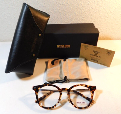 BRAND NEW NATIVE SONS SIEGEL HONEY TORTOISE 49/20.3 W/ORIGINAL