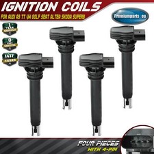 4x Ignition Coils for Audi A3 TT VW Golf Eos Seat Altea Skoda Superb 0221604115