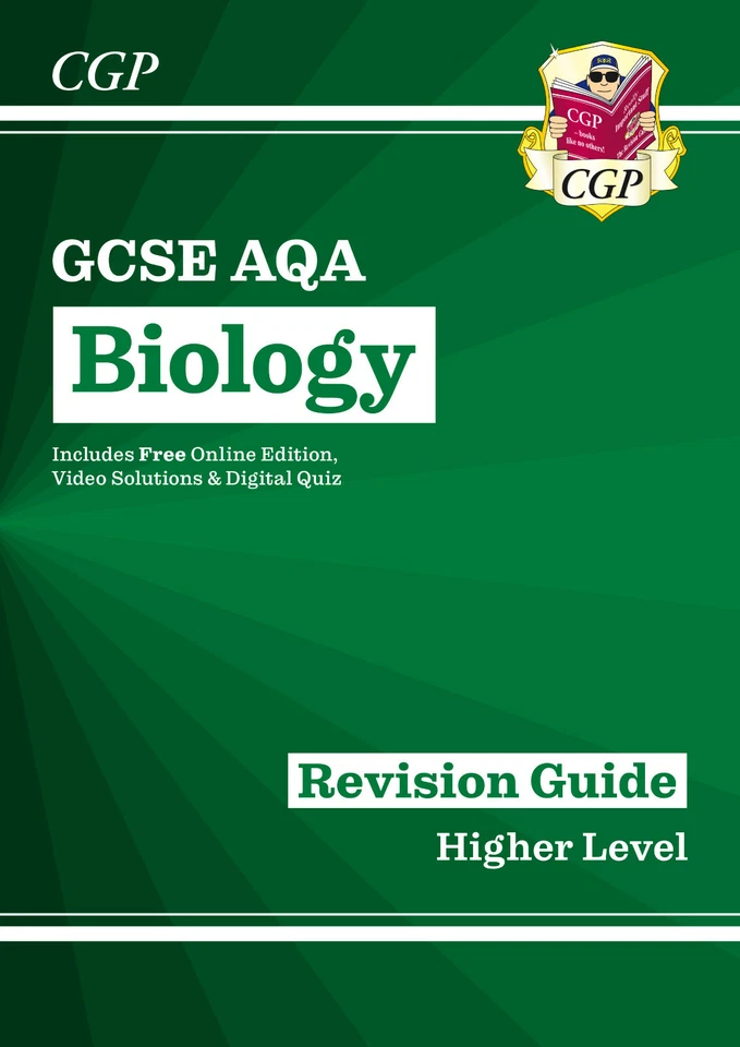 New CGP Grade 9-1 GCSE AQA Revision guides Biology Physics Chemistry 3 Books Set - Image 4 of 4