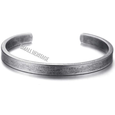 Viking Cuff Bracelet Bangle Men Women Stainless Steel Norse Ancient Style Odin