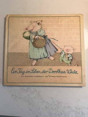 Rare Vintage 1978 Picture Book: ''Ein Tag im Leben der Dorothea Wutz''